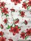 1 Yard White Lily Bloom Speckle Poly Cotton Material for Stitching Projects and Home Embellishment 59/60 Inch Width